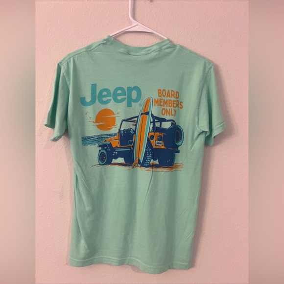 Comfort Colors Other - Men’s JEEP Green T Shirt, Sz Small, Short Sleeve, new without tags!